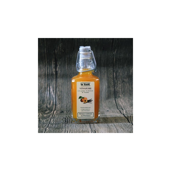 VINAIGRE À LA PULPE D'ABRICOT ET VANILLE