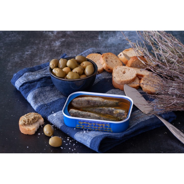 SARDINES À L'HUILE D'OLIVE 115G