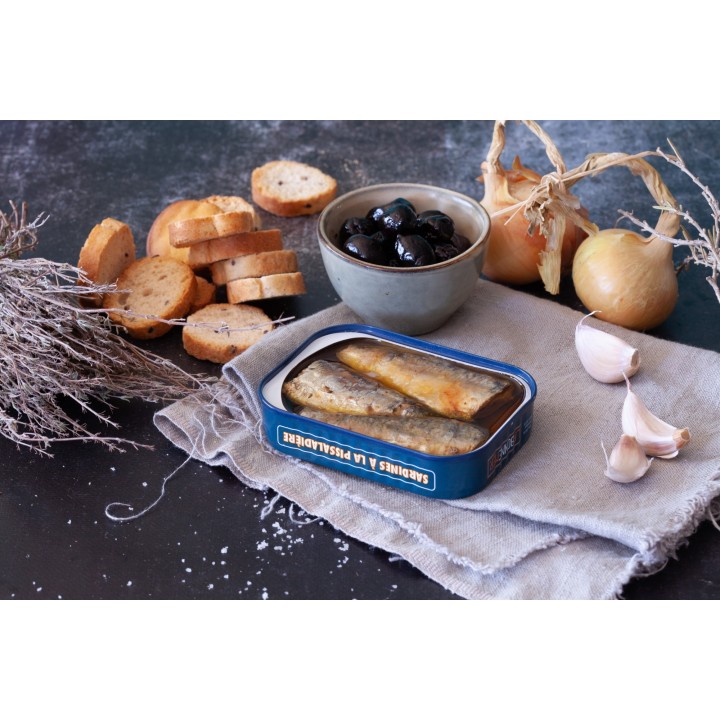 SARDINES À LA PISSALADIÈRE 115G