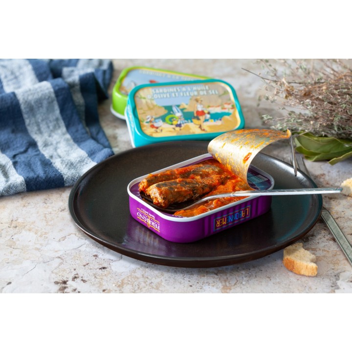 COFFRET 3 BOITES SARDINES LA BONNE MER