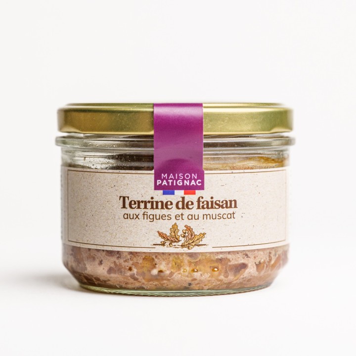 TERRINE DE FAISAN AUX FIGUES ET AU MUSCAT - 180G
