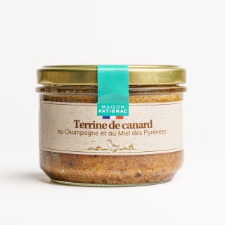 TERRINE DE CANARD AU CHAMPAGNE ET AU MIEL - 180G