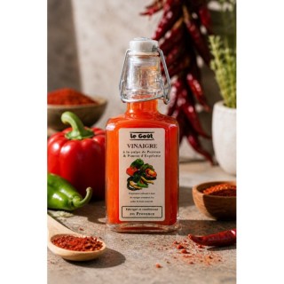 VINAIGRE À LA PULPE DE POIVRON & PIMENT D'ESPELETTE