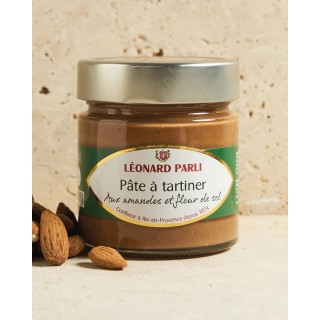 PÂTE A TARTINER AMANDES ET FLEU DE SEL. 200G