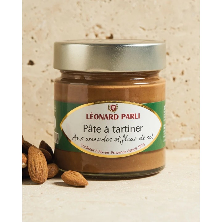 PÂTE A TARTINER AMANDES ET FLEU DE SEL. 200G