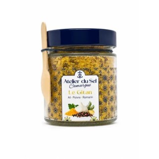 SEL DE CAMARGUE ""LE GITAN"". POT DE 200G