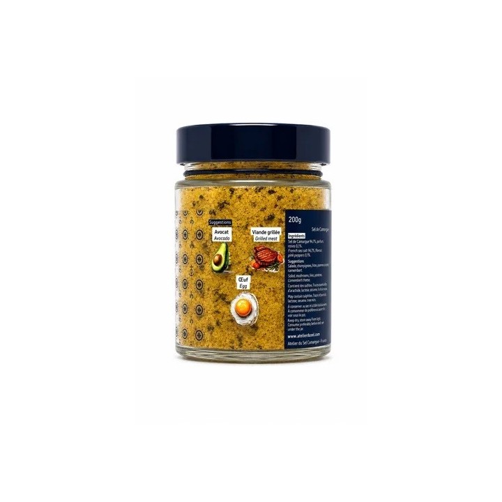 SEL DE CAMARGUE ""LE GITAN"". POT DE 200G