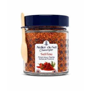 SEL DE CAMARGUE ""SEL FOU"". POT DE 200G