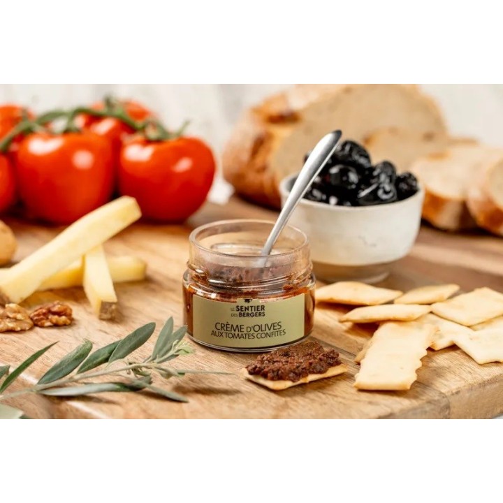 CRÈME D'OLIVES AUX TOMATES CONFITES 90G
