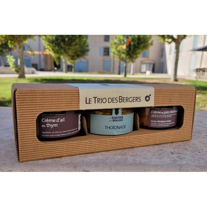COFFRET 3 POT " TARTINABLES ORIGINAUX " 3 X 90G
