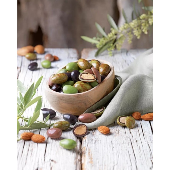 OLIVES DE PROVENCE - AMANDES CHOCOLAT- 160G