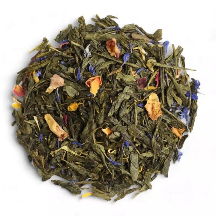 FLEUR DE LUNE - THÉ VERT ABRICOT PÊCHE VANILLE - 100G