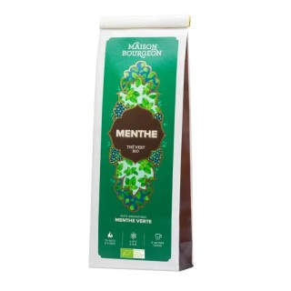 MENTHE BIO - THÉ VERT BIO - 100G
