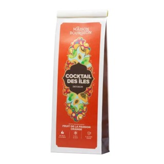 COCKTAIL DES ÎLES - INFUSION FRUITS DE LA PASSION ORANGE - 100G