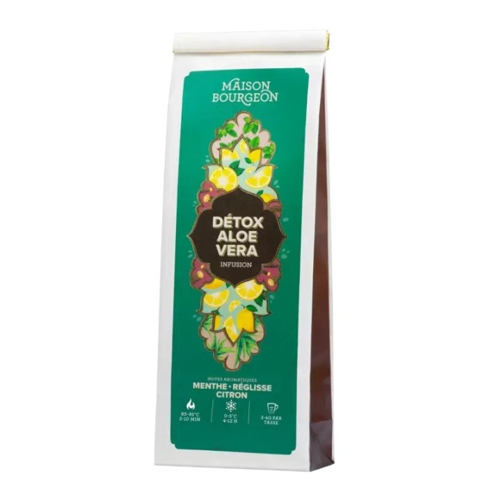 DETOX ALOE VERA - INFUSION MENTHE RÉGLISSE CITRON - 100G