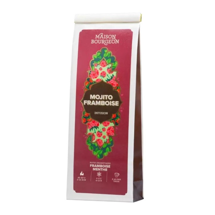 MOJITO FRAMBOISE - INFUSION FRAMBOISE MENTHE - 100G