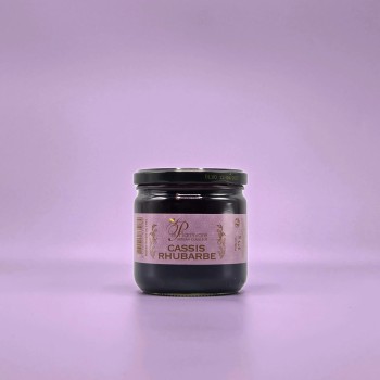 CONFITURE CASSIS RHUBARBE....