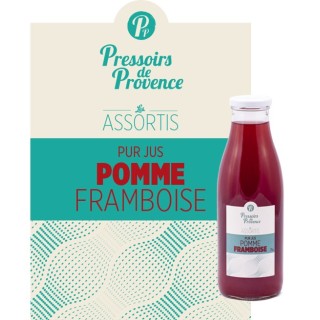 PUR JUS POMME FRAMBOISE. 75CL