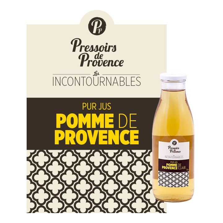 PUR JUS DE POMME DE PROVENCE. 75CL