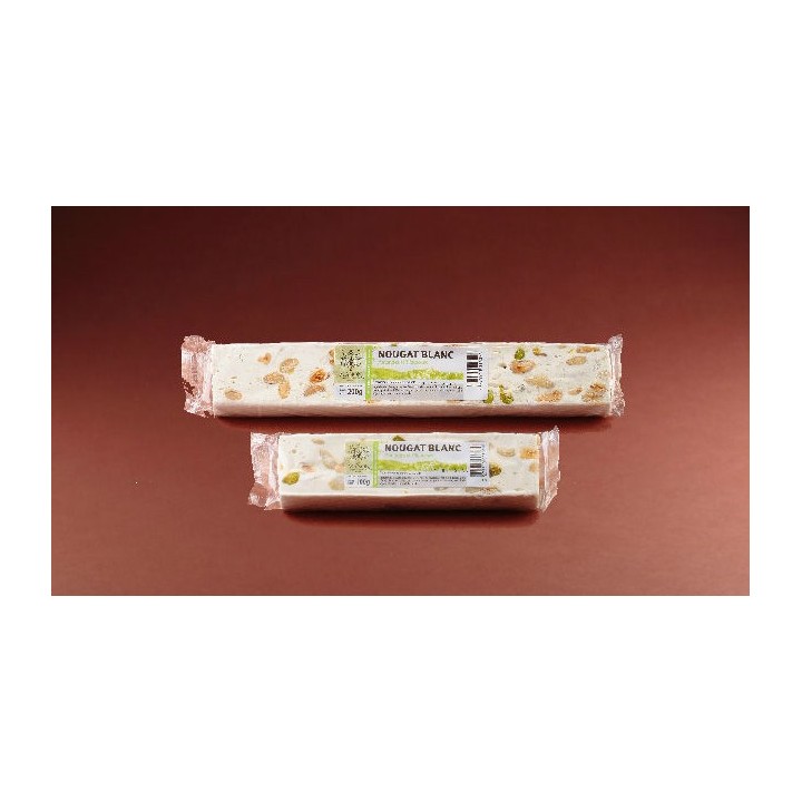 BARRE DE NOUGAT BLANC MANON 100G
