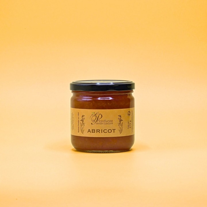 CONFITURE ABRICOT. 375G. LE PLANTIVORE