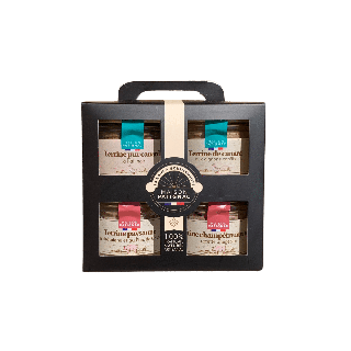 BOÎTE 4 TERRINES ARTISANALES 4 x 90G