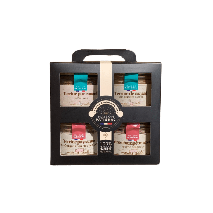 BOÎTE 4 TERRINES ARTISANALES 4 x 90G