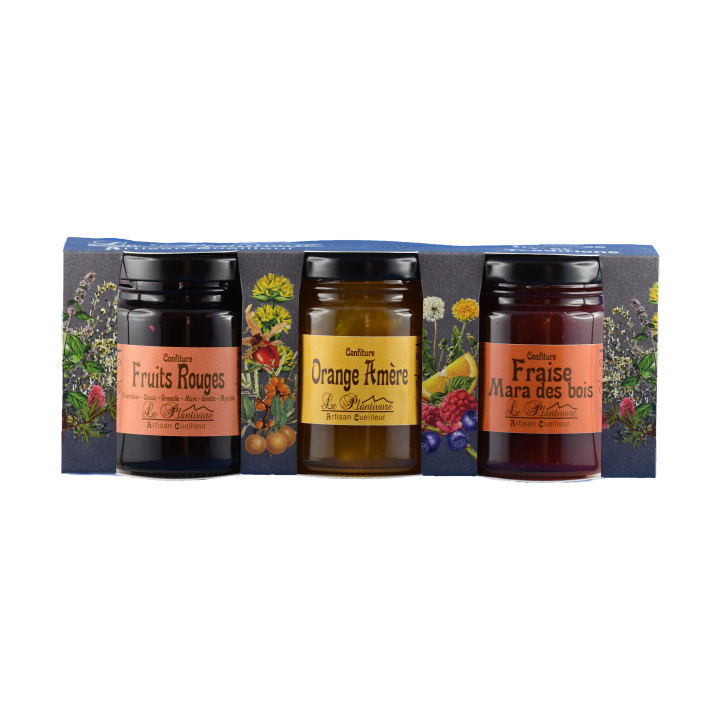 PACK CONFITURES INSOLITES. 3X 100G