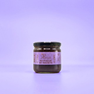 CONFITURE MI-FIGUE MI-RAISIN. 375G. LE PLANTIVORE