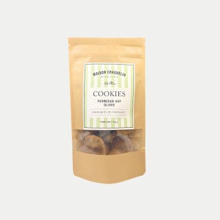 COOKIES PARMESAN ET OLIVES. 120G