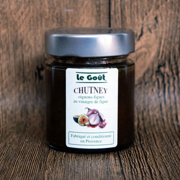 CHUTNEY OIGNONS ET FIGUES. 130G