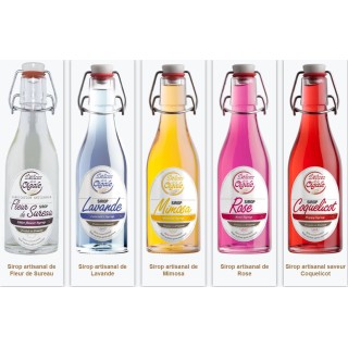 SIROPS ARTISANAUX FLEURS 25CL