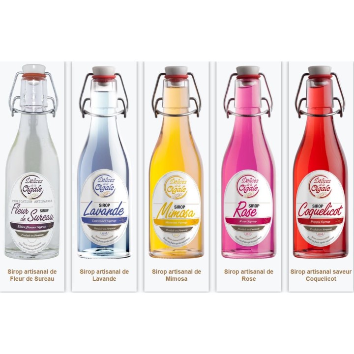 SIROPS ARTISANAUX FLEURS 25CL