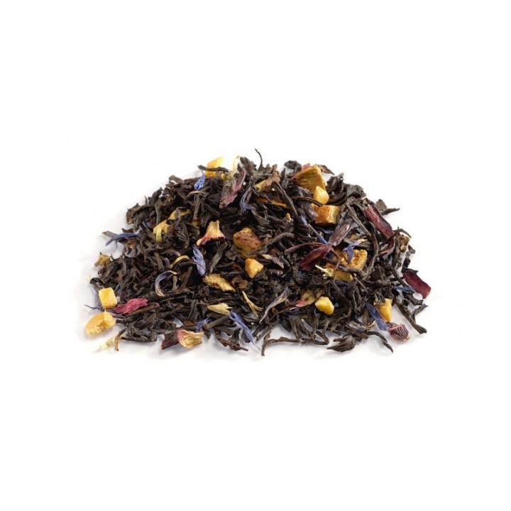 BLANC COMME NEIGE. THÉ NOIR AUX AMANDES