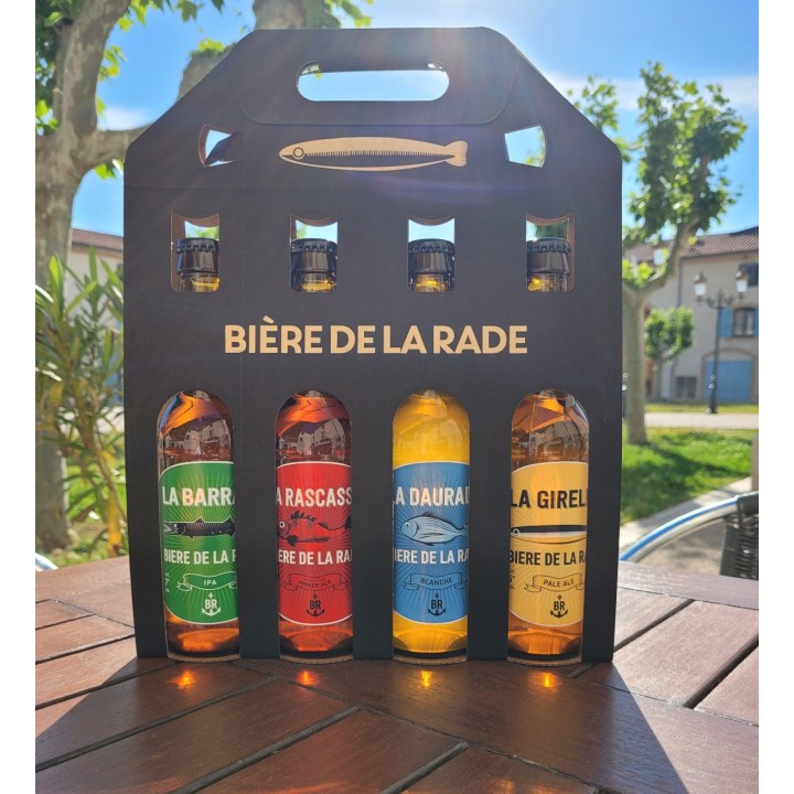 COFFRET 4BIÈRES DE LA RADE 33CL