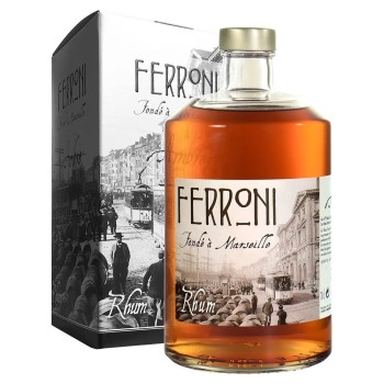 RHUM FERRONI AMBRÉ. 70CL