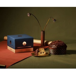 PANETTONE FIASCONARO AUX MARRONS CONFITS ET CHOCOLAT 1KG