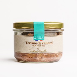 TERRINE DE CANARD AUX MORILLES.180G